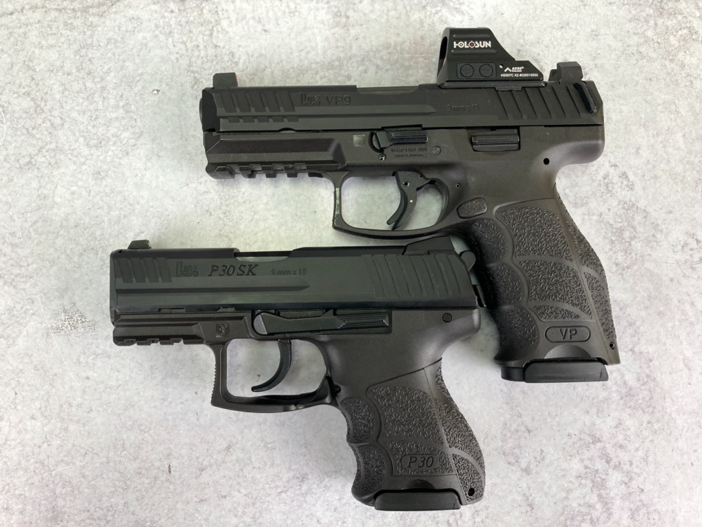 HK VP9B with Holosun HS507C X2 Red Dot and HK VP30SK