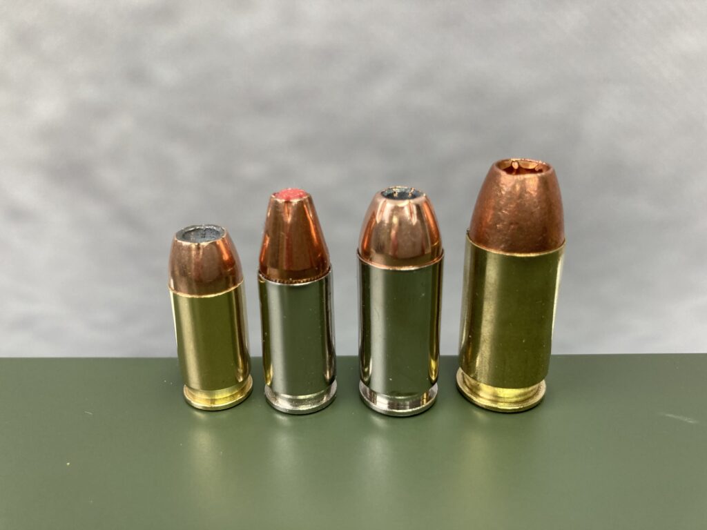 380, 380acp, 9mm, 9mm+p, 40sw, .40S&W, 45acp, .45acp, hollowpoimt, self defense rounds, popular calibers for concealed carry pistol