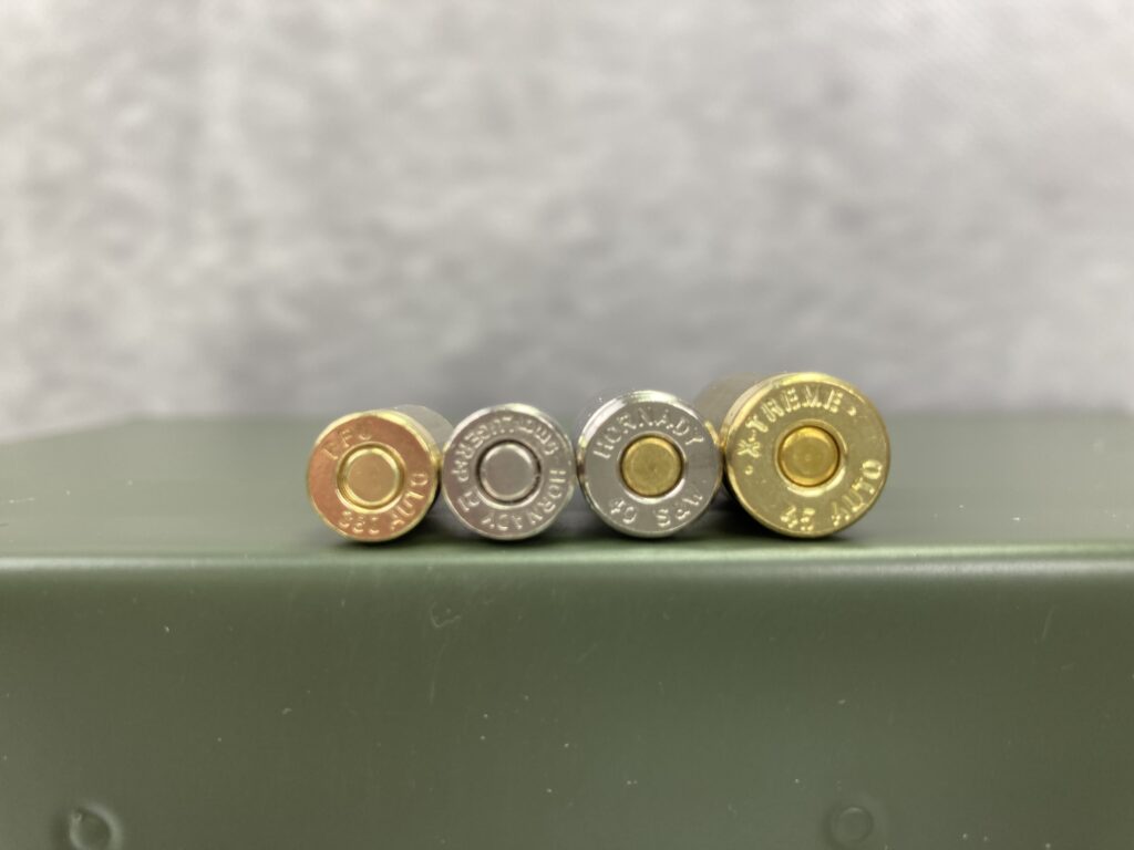380, 380acp, 9mm, 9mm+p, 40sw, .40S&W, 45acp, .45acp, hollowpoimt, self defense rounds, popular calibers for concealed carry pistol, bottom view