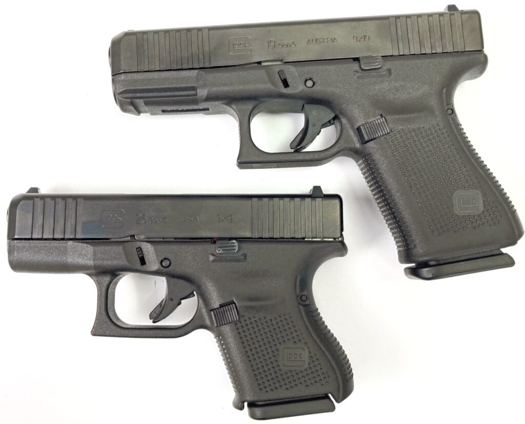 Glock 26, Glock 19, concealed carry, CCDW