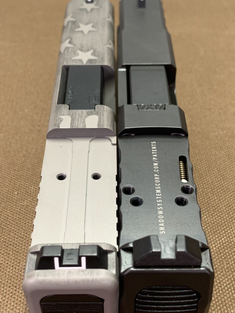 screw footprint of Glock vs Shadow Systems