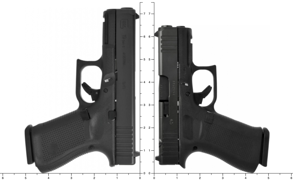 glock 19 and 43x comparison. Compact vs subcompact