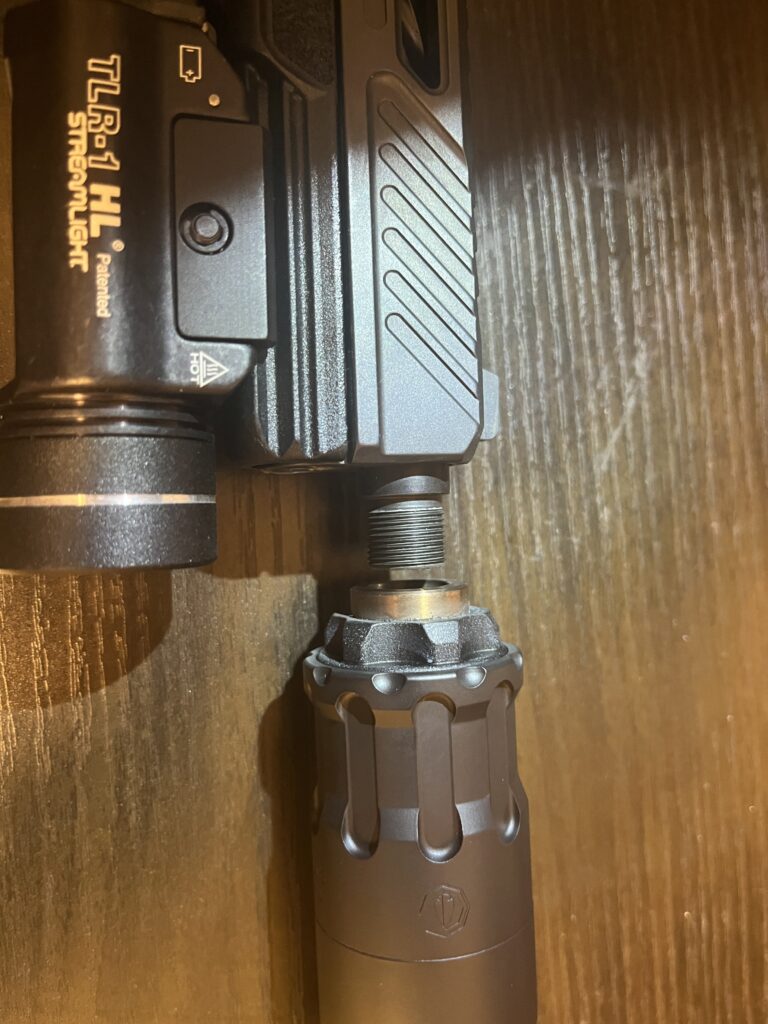 threaded barrel for suppressor