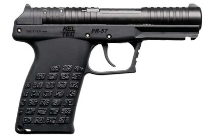 Kel-Tec PR57BLK PR57  Compact Frame 5.7x28mm 20+1 4" Black Steel Barrel, Black Optic Ready/Serrated Slide, Black Textured Grip