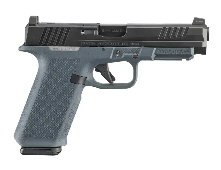 RUGER RXM 9MM PISTOL 4.5" BBL STEALTH GRAY MAGPUL EHG, O.R. 2-17RD MAGS