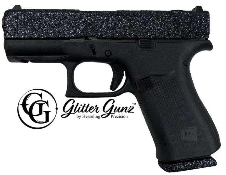 GLOCK 43X MOS 9MM 3.41 GLITTER GUNZ TWILIGHT