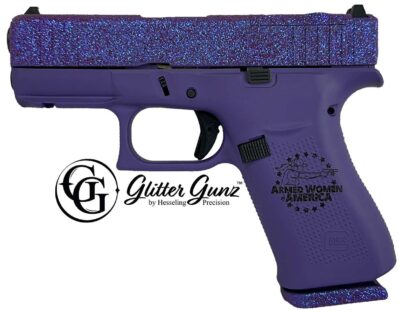 GLOCK 43X MOS 9MM 3.41 GLITTER GUNZ AWA