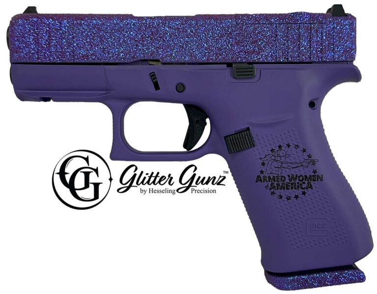 GLOCK 43X MOS 9MM 3.41 GLITTER GUNZ AWA