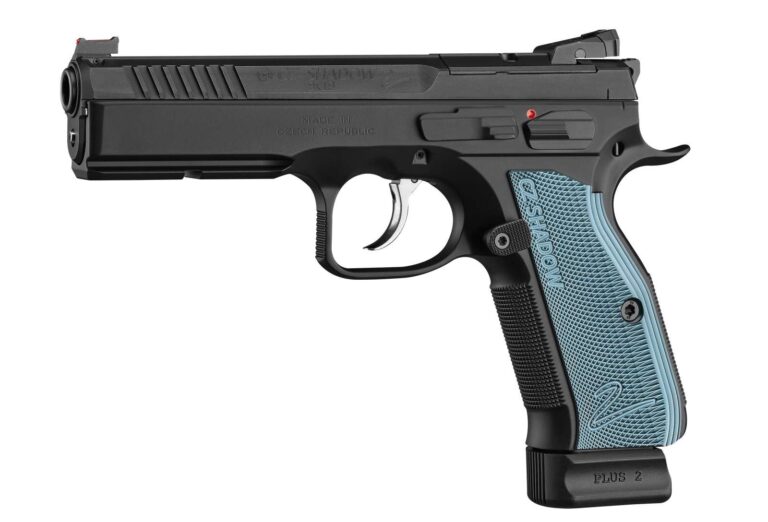 CZ SHADOW 2 OR 9MM BLUE GRIPS
