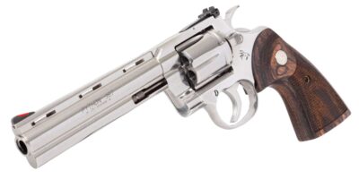 098289003478Colt Mfg PYTHONSP6WTS Python 357 Mag 6 Round 6" Stainless Steel Walnut Target Grip
