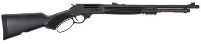 Henry H010X Lever X Model 45-70 Gov 4+1 19.80" Black Blued Ambidextrous Hand